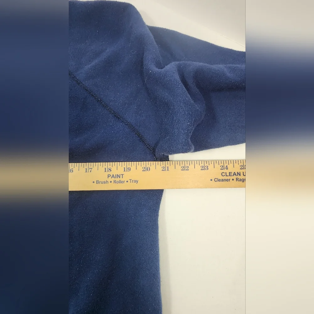 Vintage West Virginia University Unisex Tultex Sweatshirt Size Large, Navy Blue - Picture 8 of 12